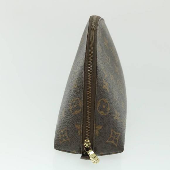 LOUIS VUITTON Monogram Trousse Demi Ronde Cosmetic Pouch M47520 LV Auth yk8915 - Picture 4 of 16